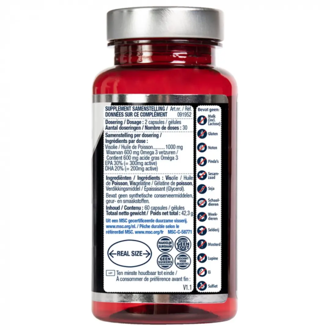 Lucovitaal MSC Visolie Omega 3 - 120 Capsules