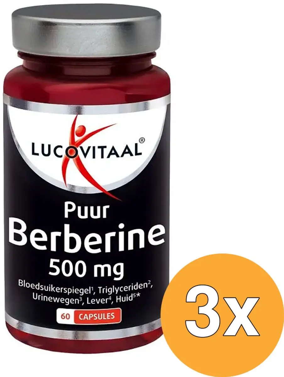 Lucovitaal Puur Berberine 500mg