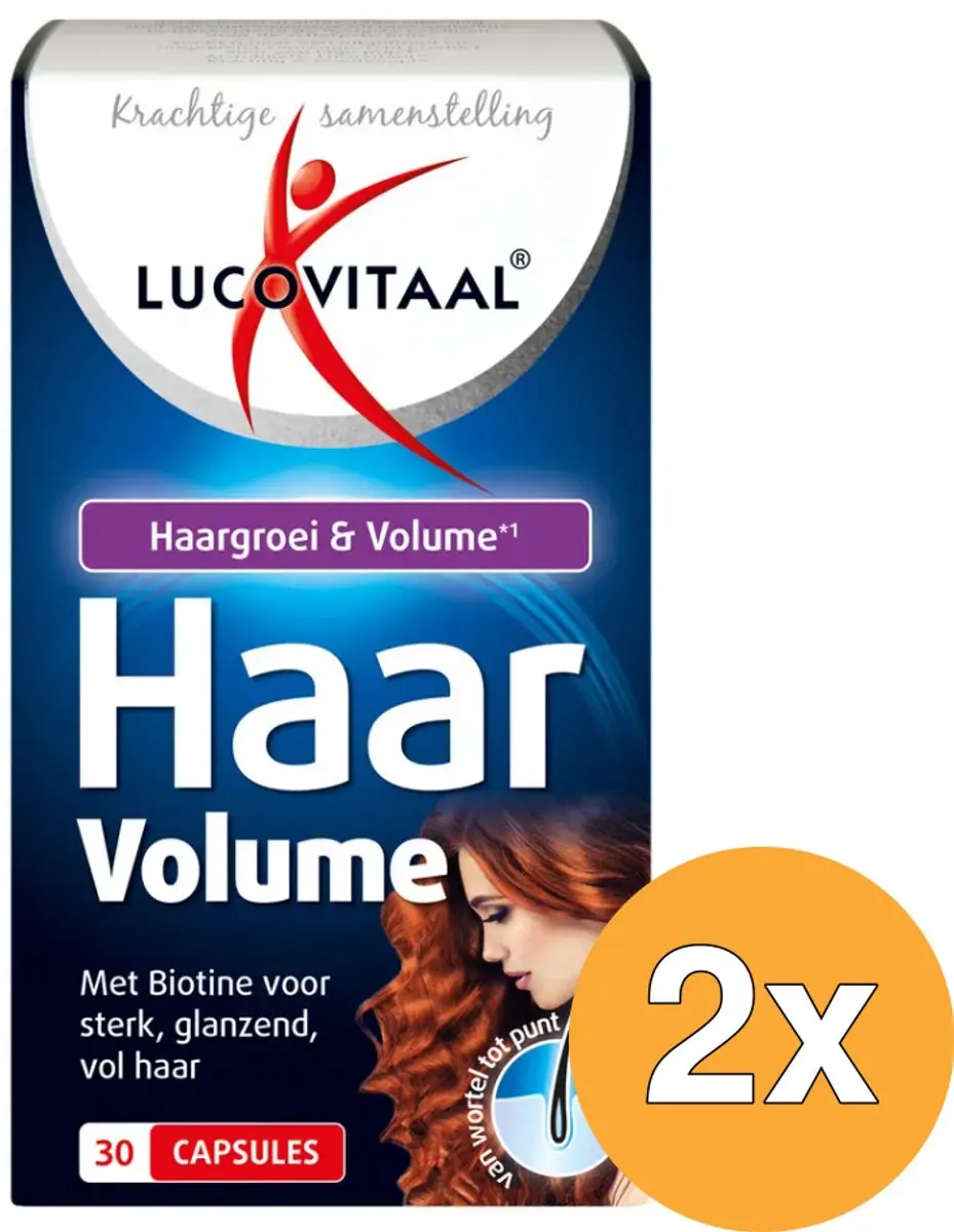 Lucovitaal Haar Volume 2x30 Capsules