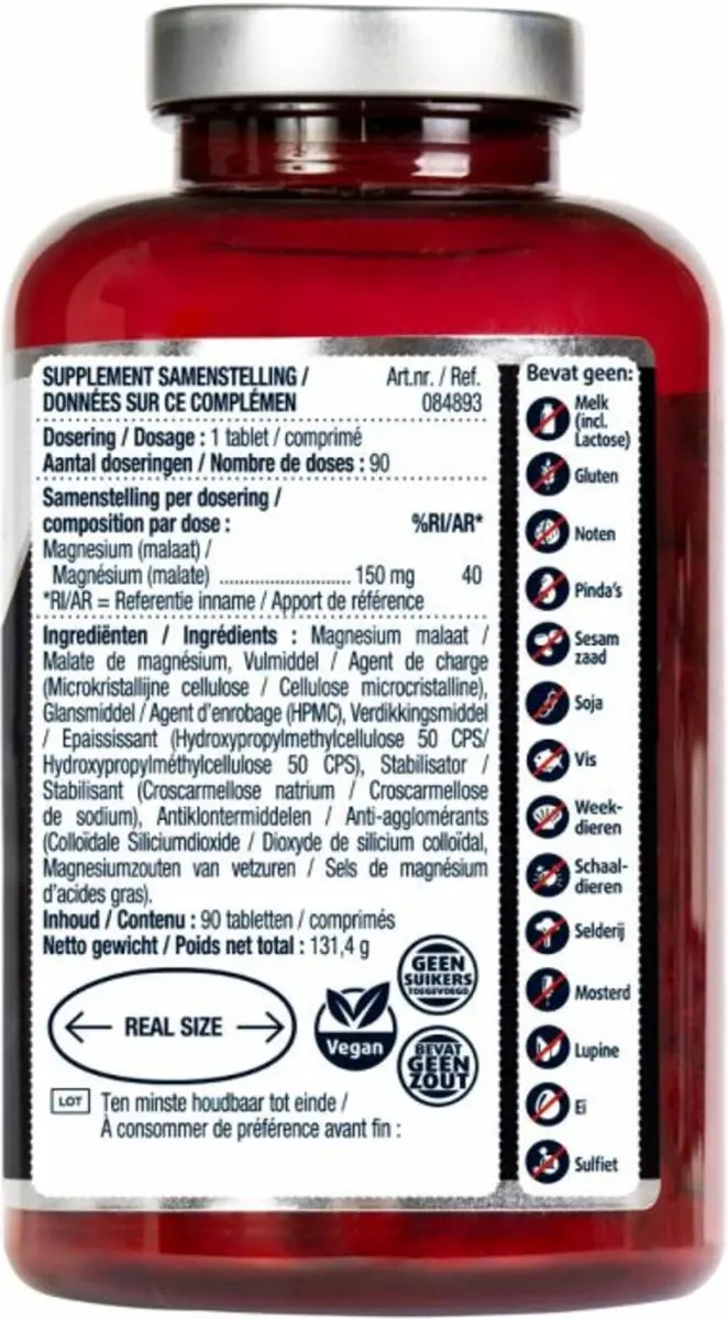 Lucovitaal Magnesium Malaat 90 tabletten