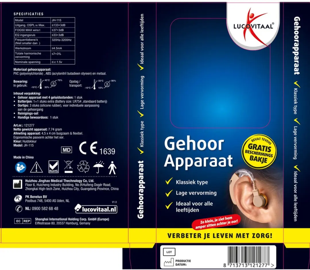 Lucovitaal Gehoorapparaat - 1 Stuks