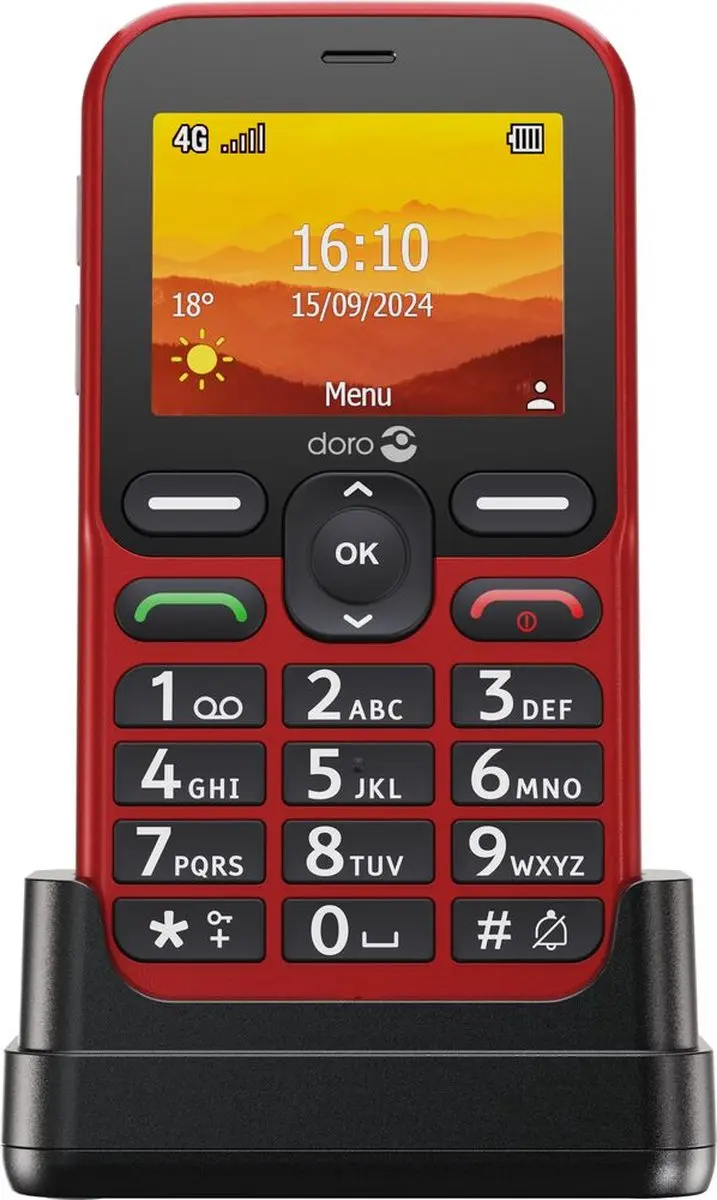 Doro Leva L10 Senioren GSM - Zwart - afbeelding 6 van 6