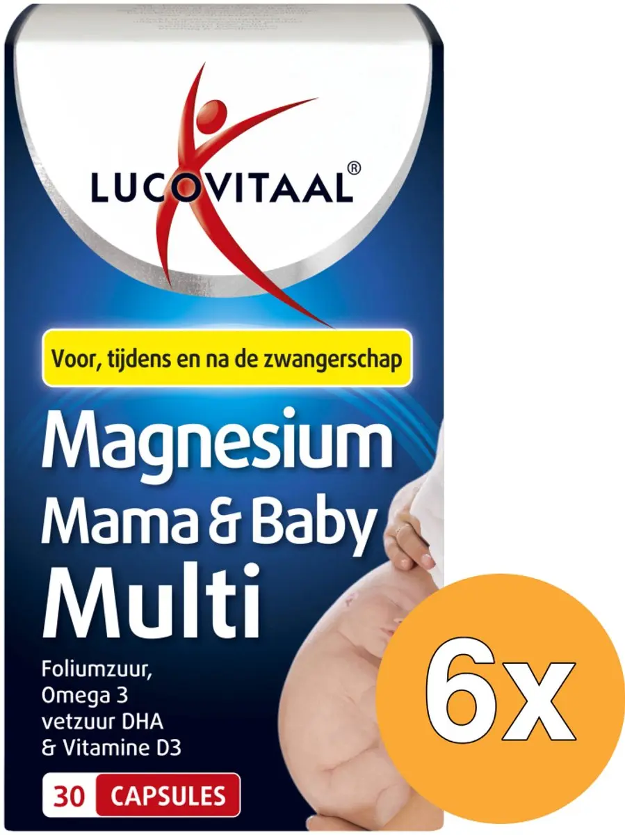 Lucovitaal Magnesium Mama & Baby Multi 30 Capsules