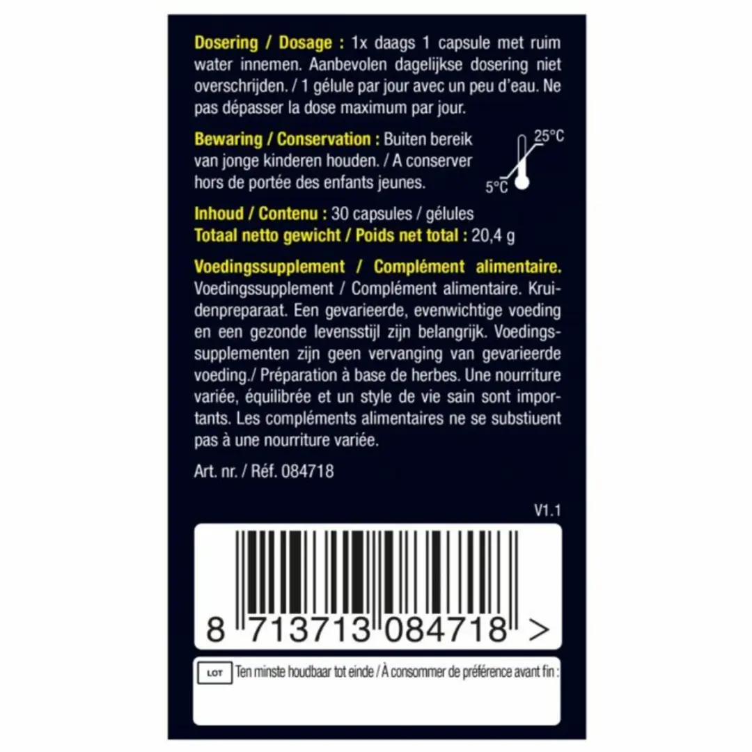 Lucovitaal Quercetine 500mg - 60 Capsules