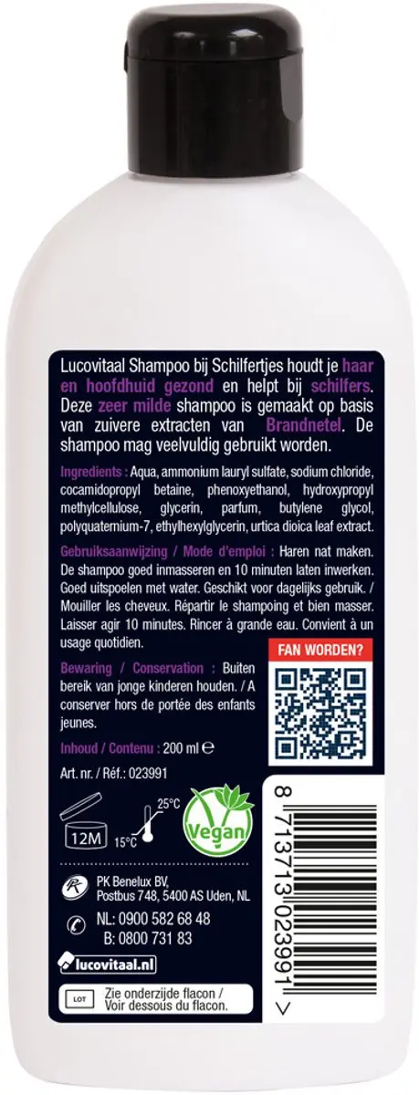 Lucovitaal Schilfertjes Shampoo 2x200ml