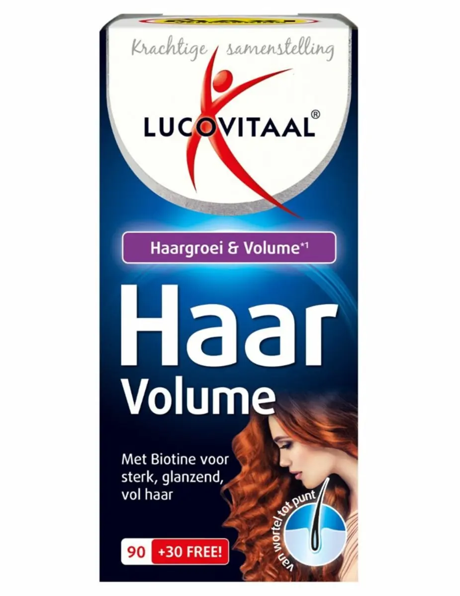 Lucovitaal Haar Groei & Volume Capsules