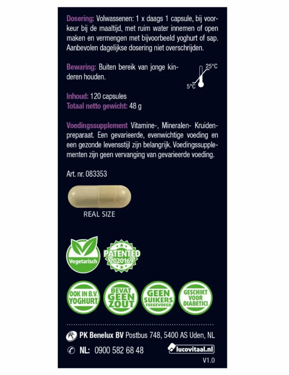 Lucovitaal Haar Groei & Volume Capsules - 240 Stuks