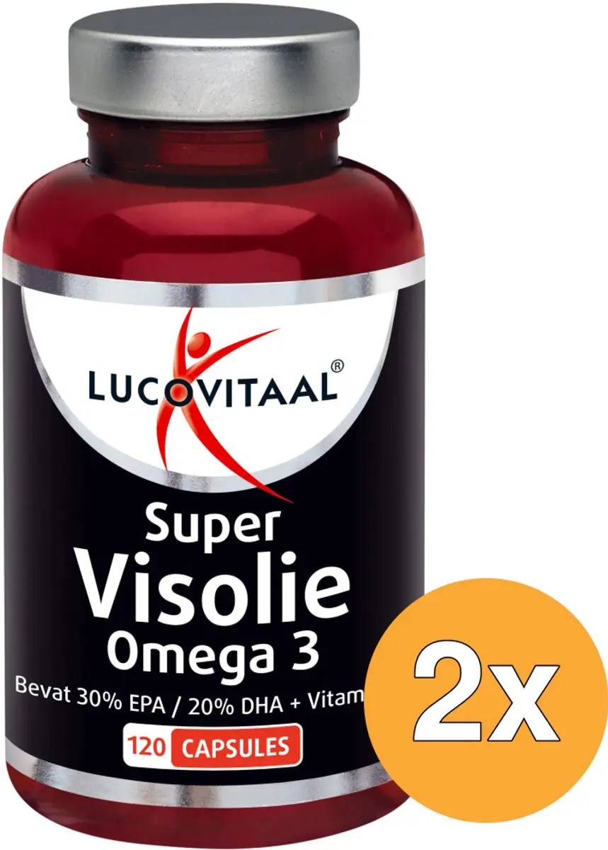 Lucovitaal Super Visolie Omega 3 240 Capsules