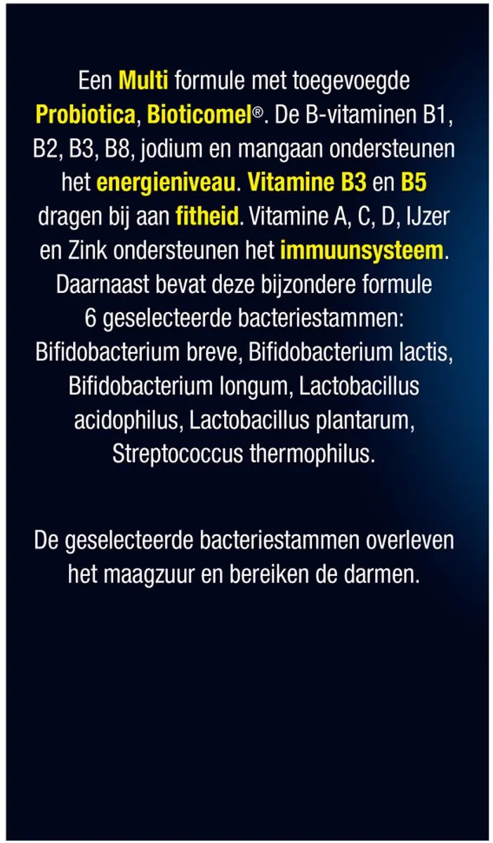 Lucovitaal Probiotica Vitamine & Mineralen Complex 30 capsules