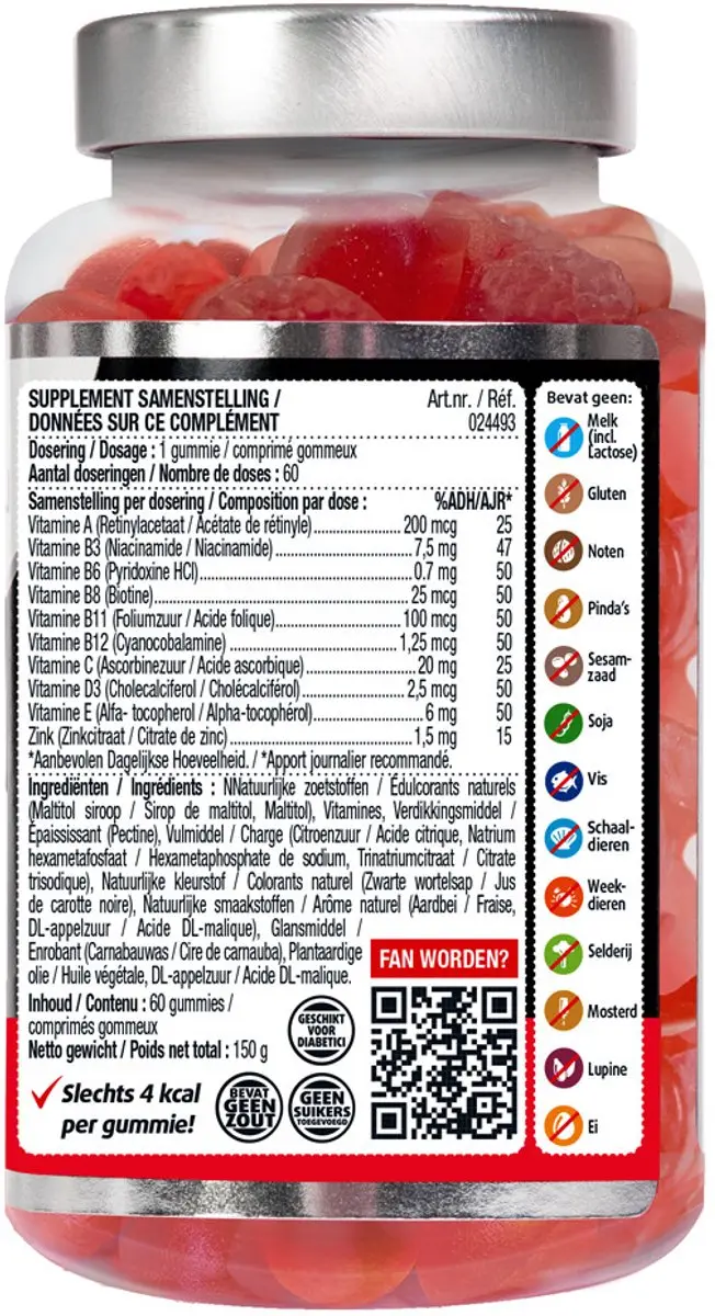 Lucovitaal Vitamine Gummies Multi+ A t/m Z - 120 Gummies