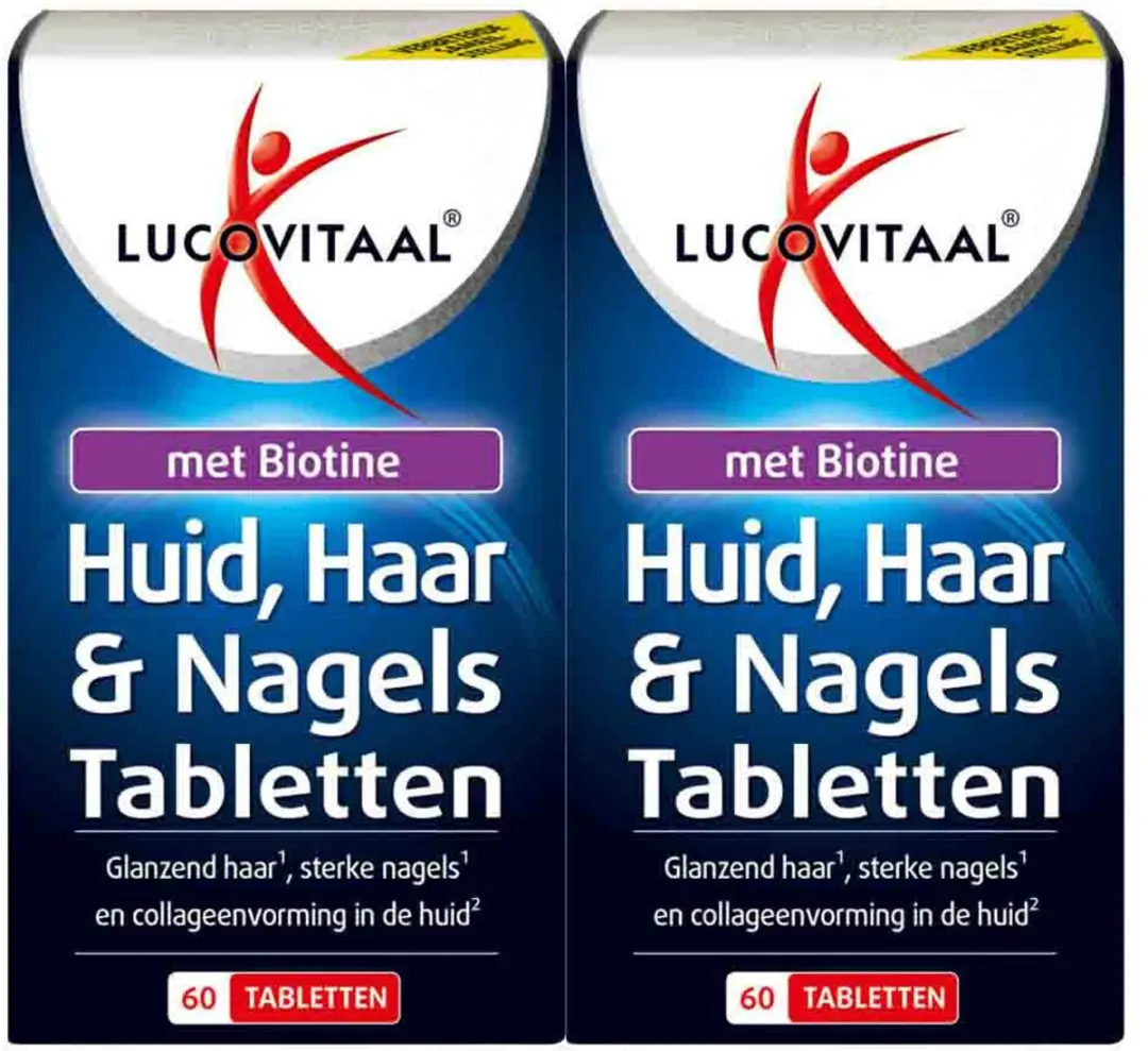 Lucovitaal Huid Haar Nagels Biotine 120 tabletten