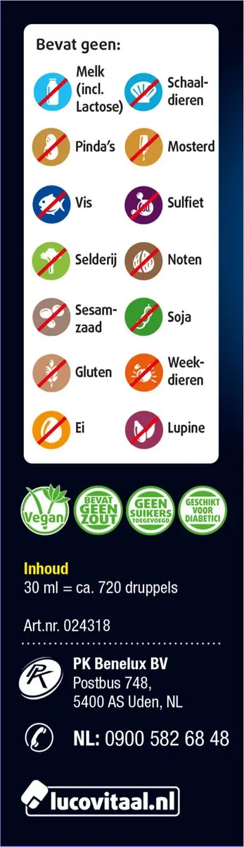 Lucovitaal CBD Olie 10% - 5ml