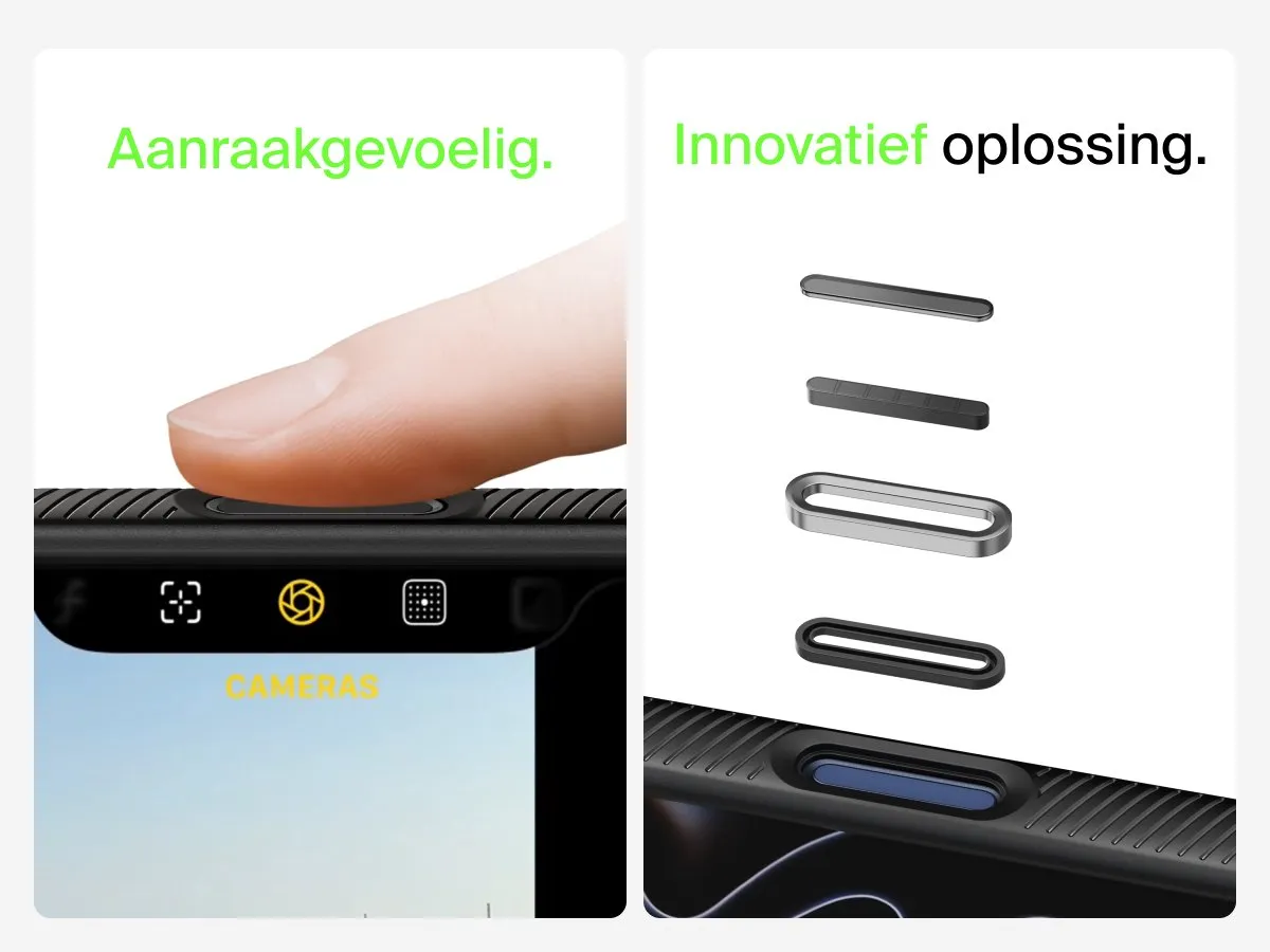 Belkin SheerForce Grip Hoesje MSA036HQBK - iPhone 17 Pro Max - Zwart