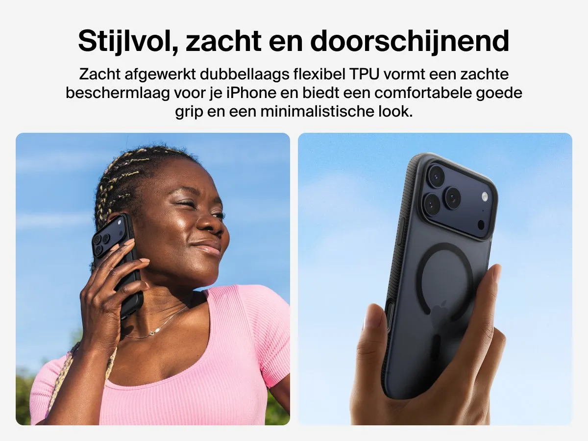 Belkin SheerForce Grip Hoesje MSA036HQBK - iPhone 17 Pro Max - Zwart