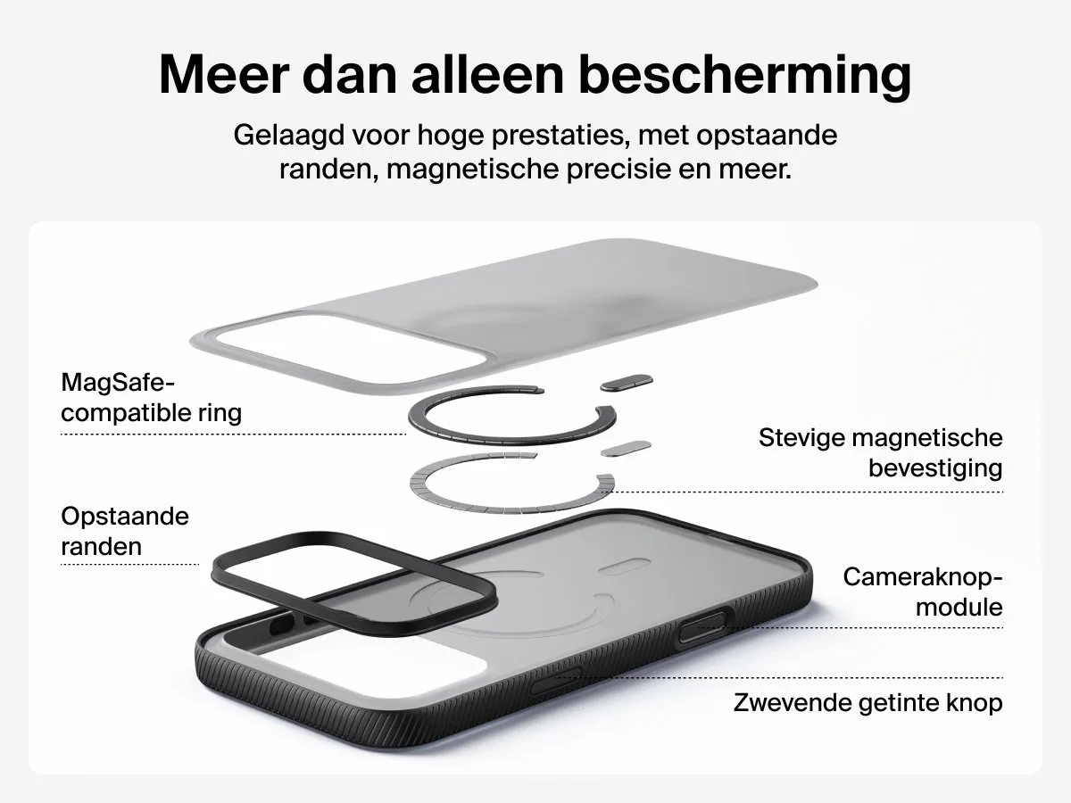 Belkin SheerForce Grip Hoesje MSA036HQBK - iPhone 17 Pro Max - Zwart - afbeelding 6 van 6