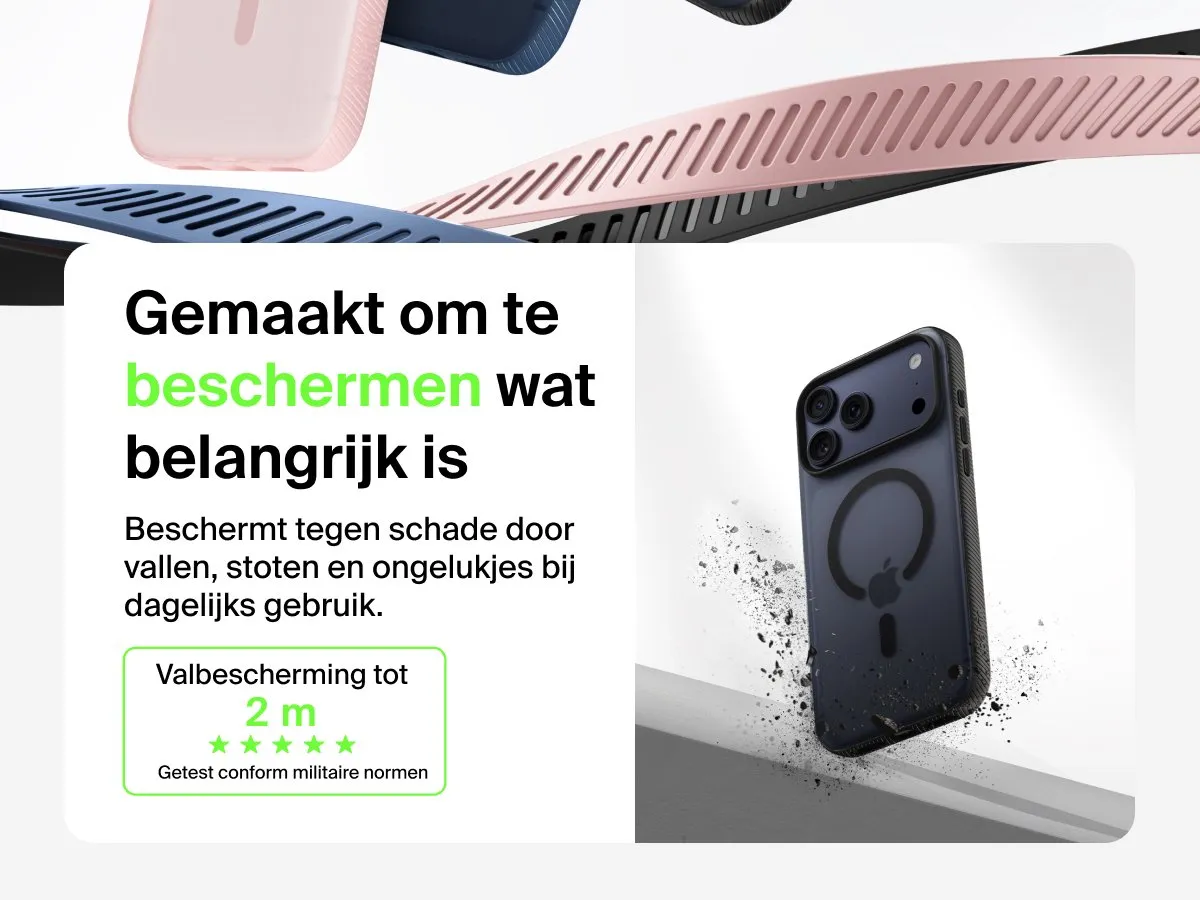 Belkin SheerForce Grip Hoesje MSA036HQBK - iPhone 17 Pro Max - Zwart