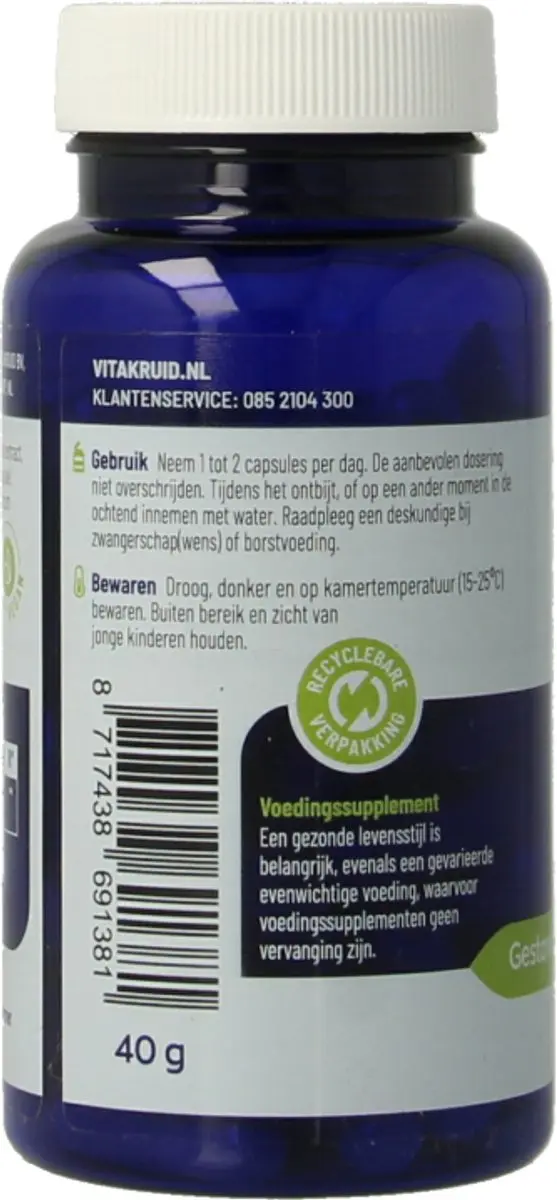 Vitakruid Mucuna Pruriens 400mg - 60 Vegancapsules