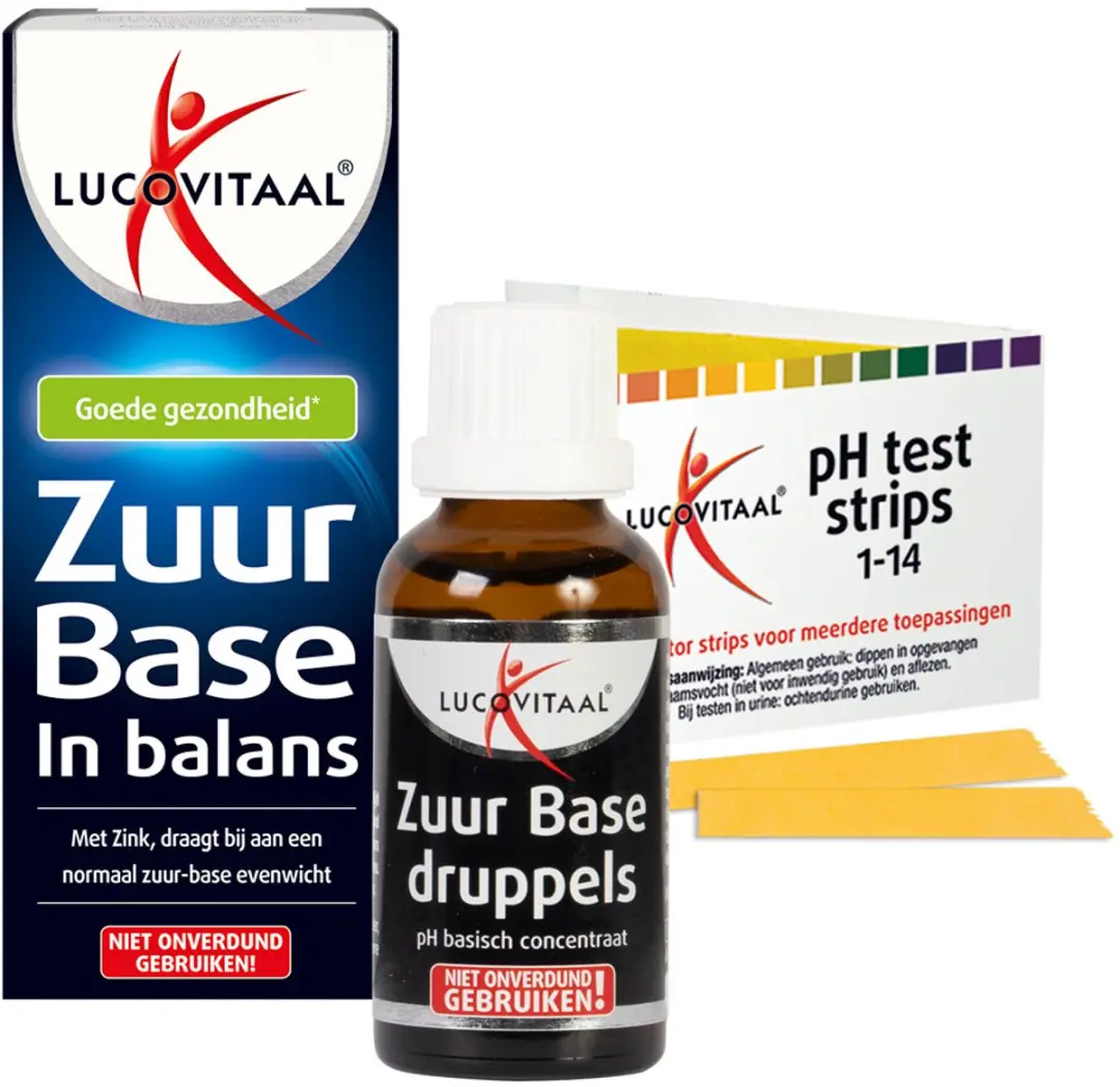Lucovitaal Zuur Base Druppels 3x30ml