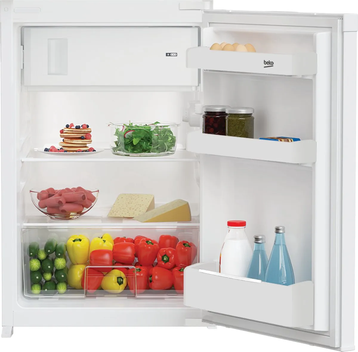 Beko B1754FN Inbouw Combi-koelkast 110L