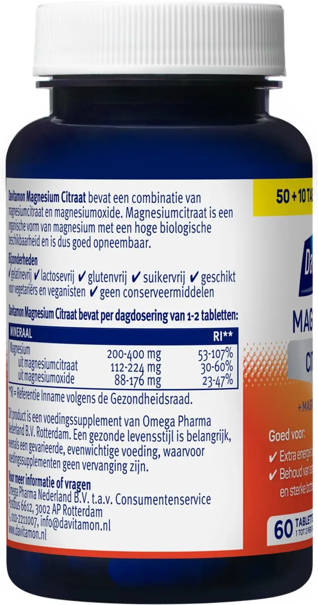 Davitamon Magnesium 60g - 60 Tabletten