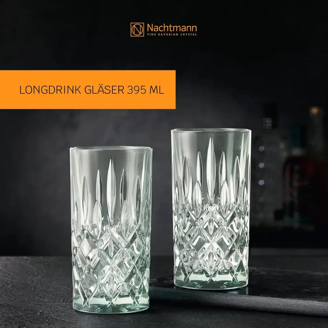 Nachtmann Longdrinkglazen - 2 Stuks - Mint Groen