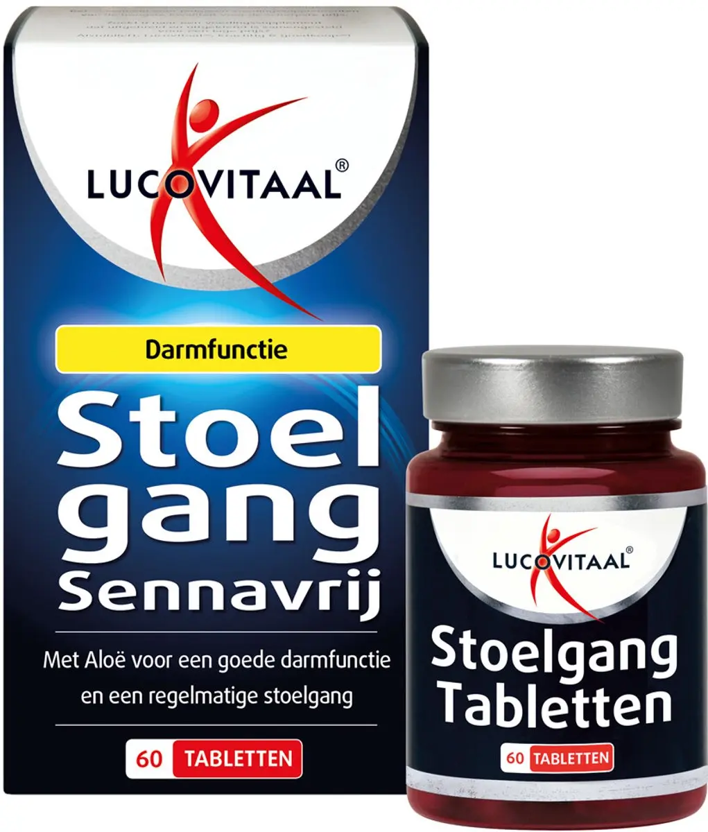 Lucovitaal Stoelgang Sennavrij 180g - 3x60 Tabletten