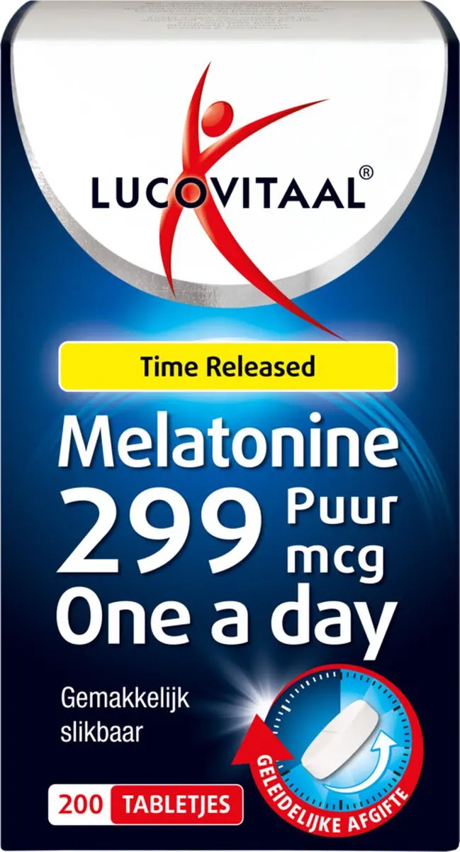 Lucovitaal Melatonine 299mcg 200 Tabletten