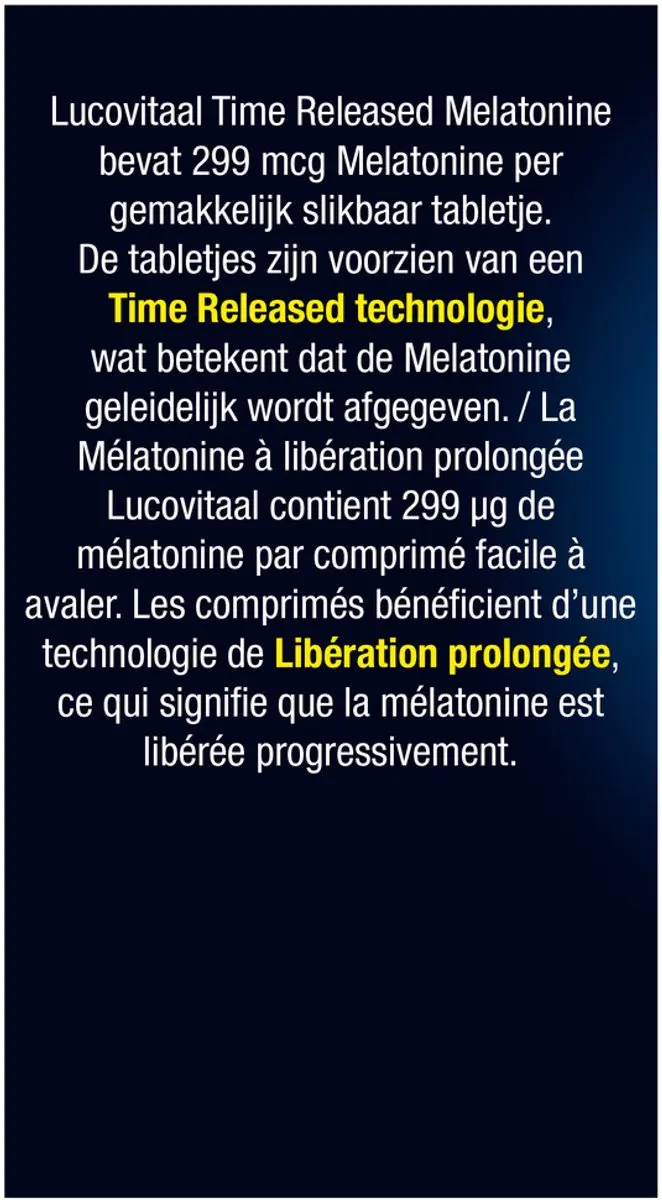 Lucovitaal Melatonine 299mcg 200 Tabletten