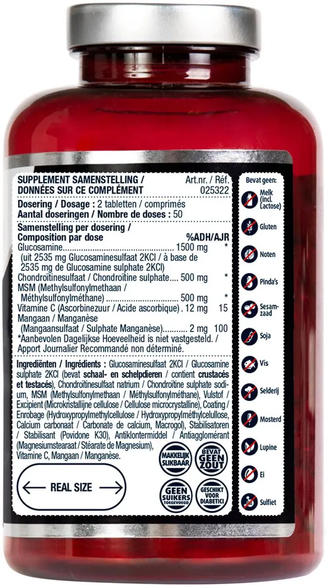 Lucovitaal Glucosamine Chondroïtine & MSM