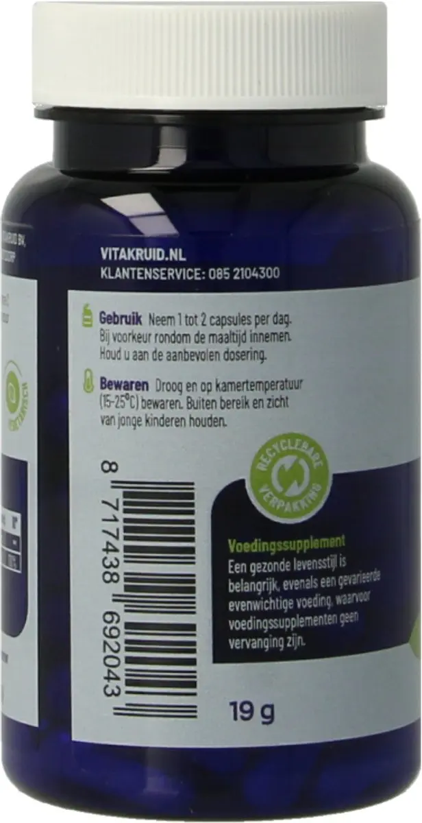 Vitakruid Lactoferrine 150mg + Vitamine C 60 Capsules