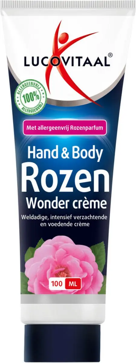 Lucovitaal Rozen Wonder Hand & Body Crème - 2x100ml