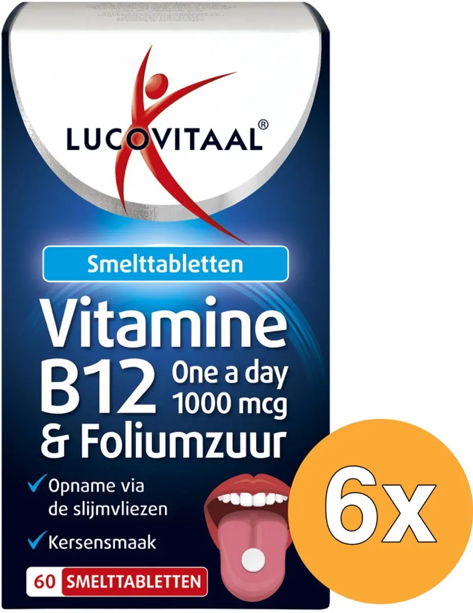 Lucovitaal B12 & Foliumzuur 120 Smelttabletten