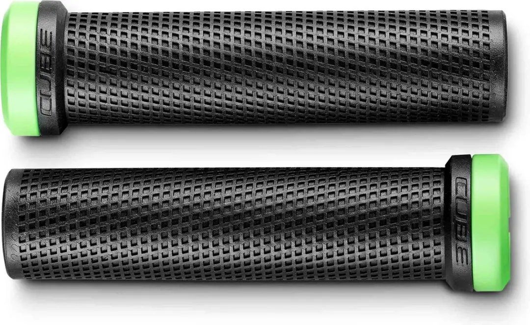 Cube Race Grips SL Mountainbikehandvatten - Shock X-technologie - Ø29.5x132mm - Zwart/Groen
