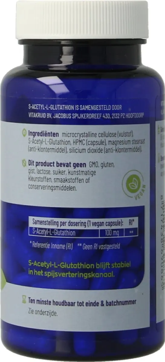 Vitakruid S-Acetyl-L-Glutathion 90 Vegicaps