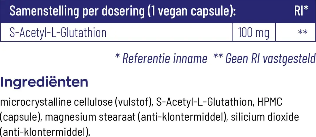 Vitakruid S-Acetyl-L-Glutathion 90 Vegicaps