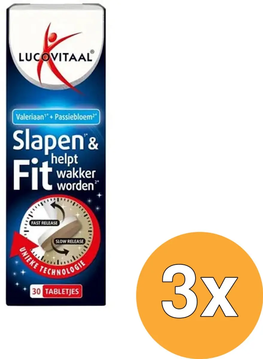 Lucovitaal Slapen & Helpt Fit Wakker Worden 60 Stuks