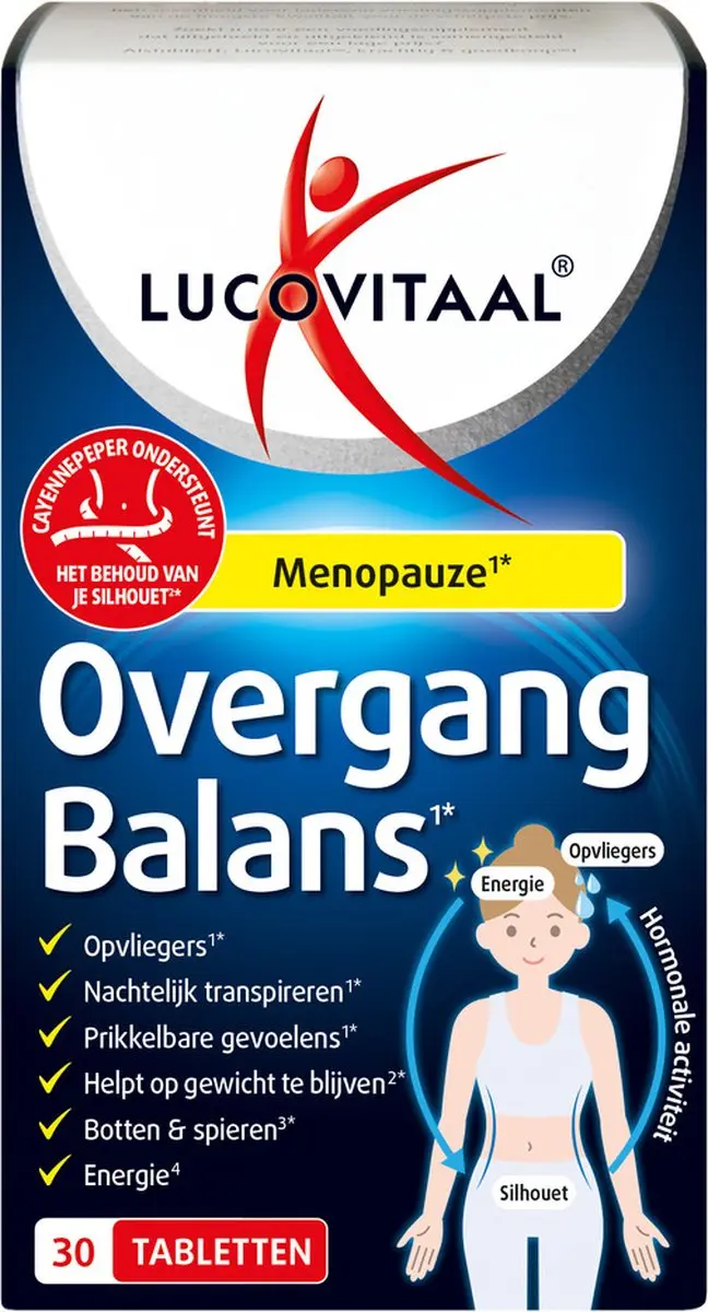 Lucovitaal Overgang Balans 30 Tabletten