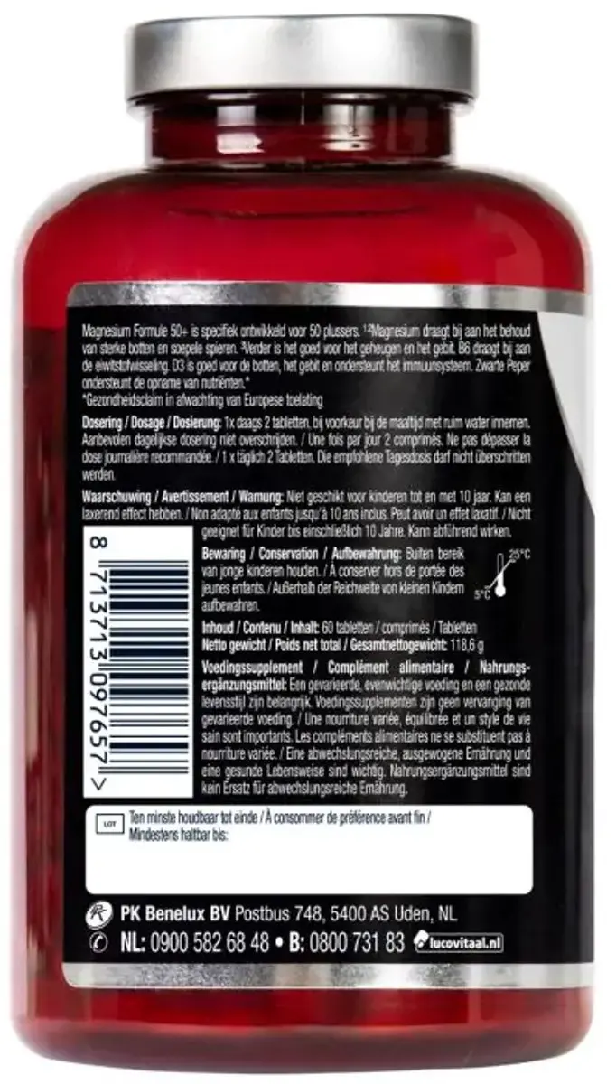 Lucovitaal Magnesium Formule 50+ - 60 Tabletten