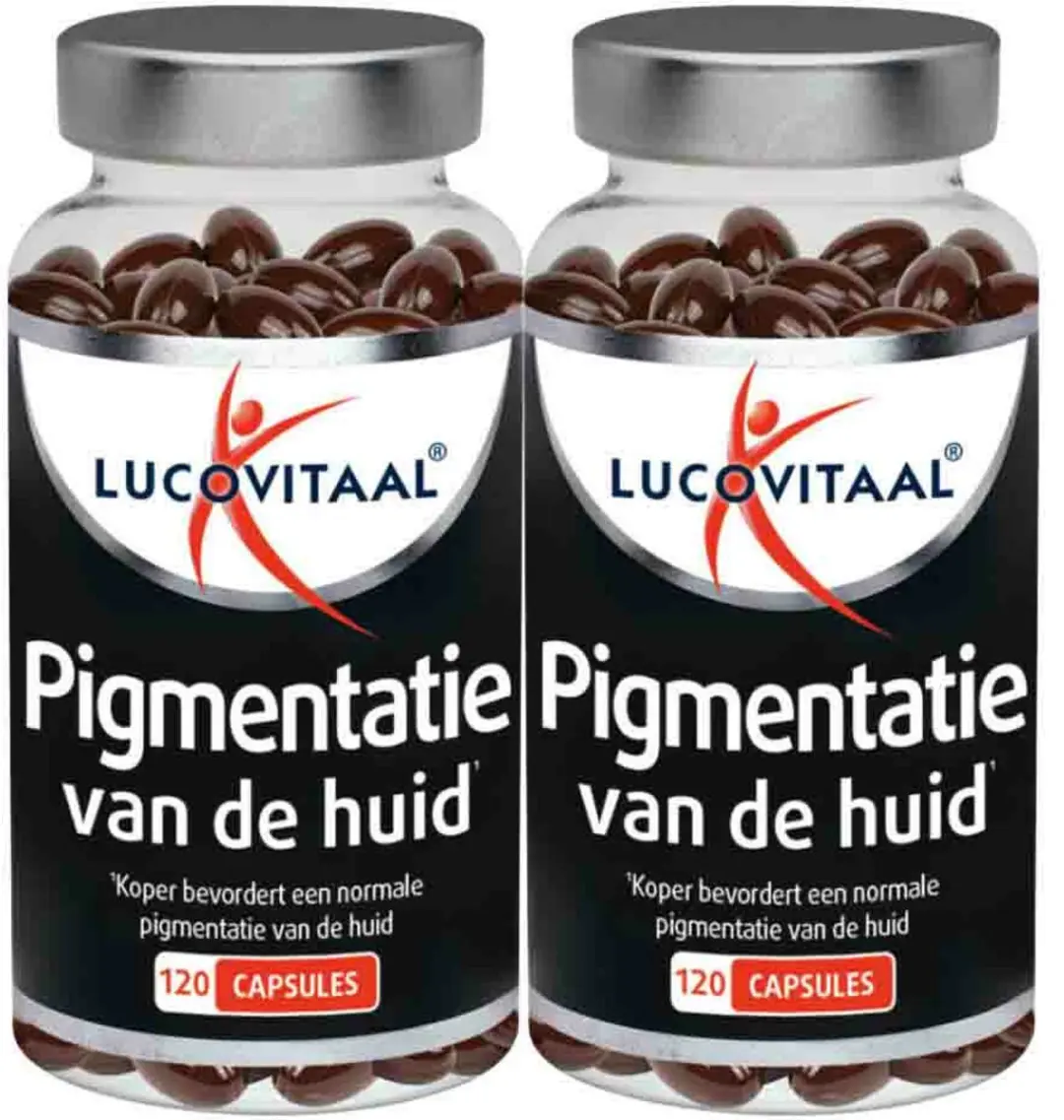 Lucovitaal Pigmentatie Huid 240 Capsules - 2x120