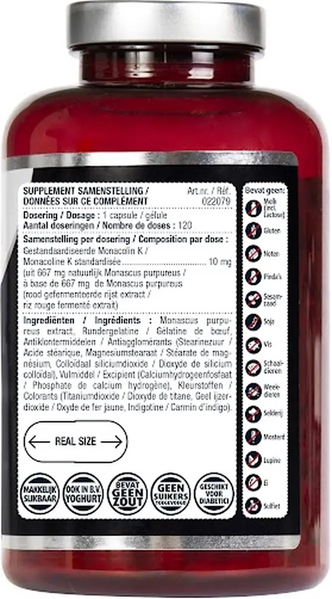Lucovitaal Rode Gist Rijst 360 tabletten