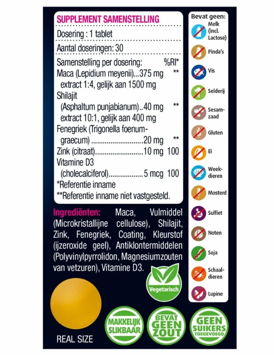 Lucovitaal Libido Support Vrouw - 60 Tabletten