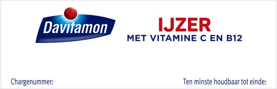 Davitamon IJzer met Vitamine B12 - 33 Tabletten