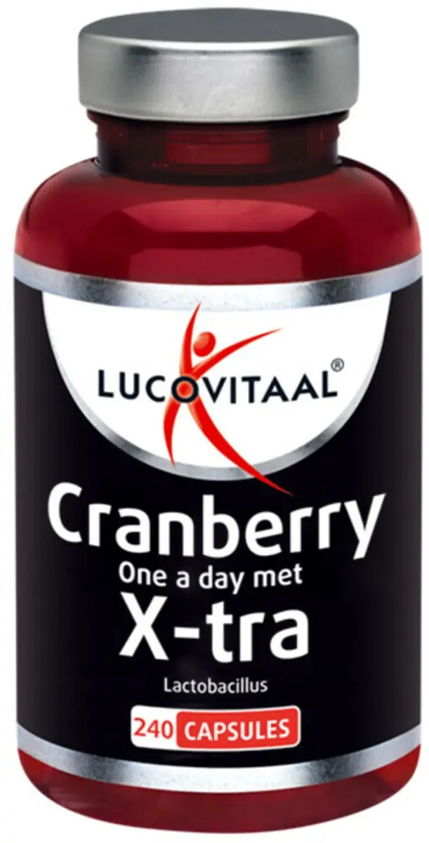Lucovitaal Cranberry X-tra One a Day - 720g (3x240 capsules)