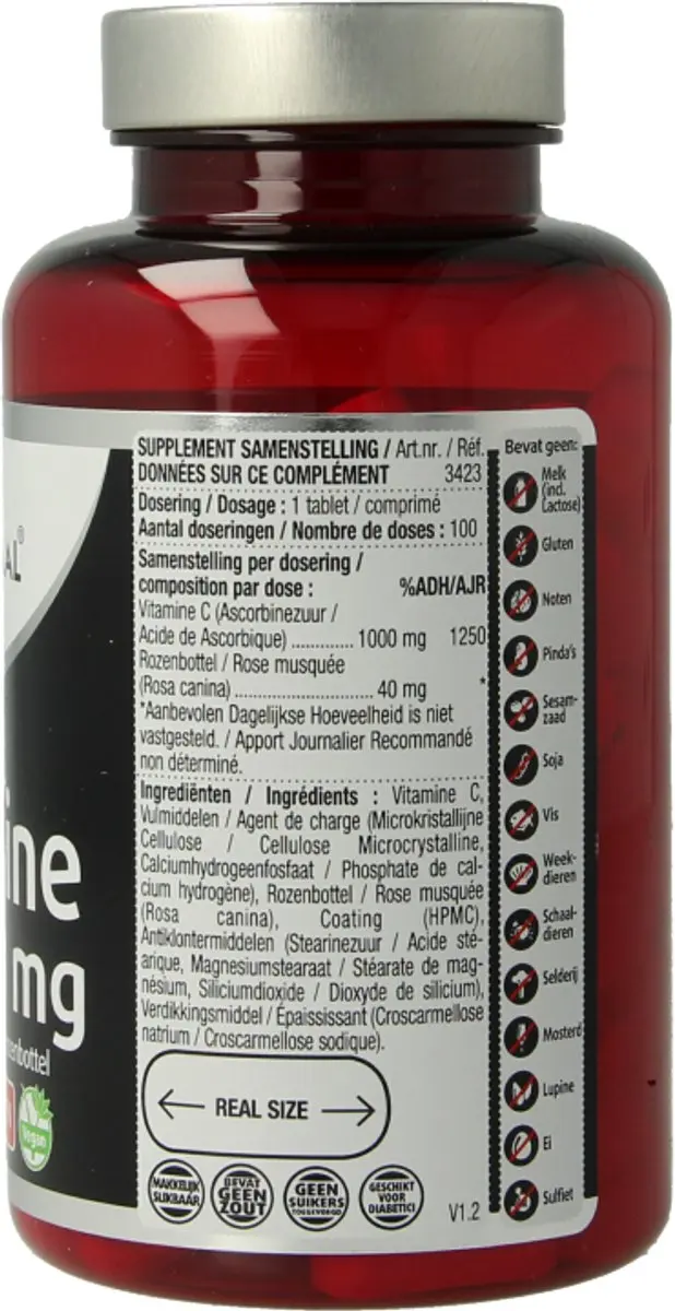 Lucovitaal Super Vitamine C 1000mg Time Released - 100 tabletten