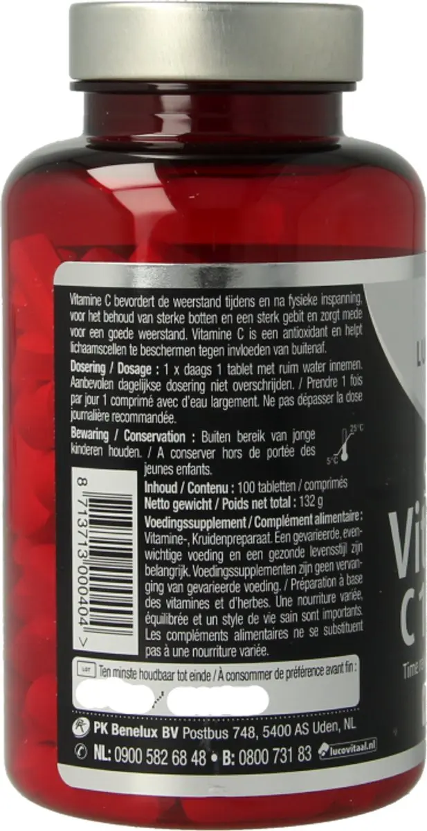 Lucovitaal Super Vitamine C 1000mg Time Released - 100 tabletten