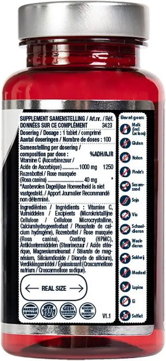 Lucovitaal Super Vitamine C 1000mg Time Released - 100 tabletten