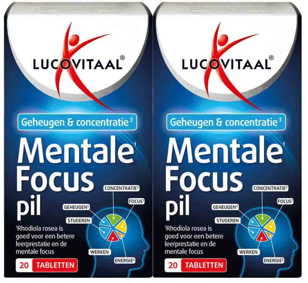 Lucovitaal Mentale Focus Pil - 40 Stuks