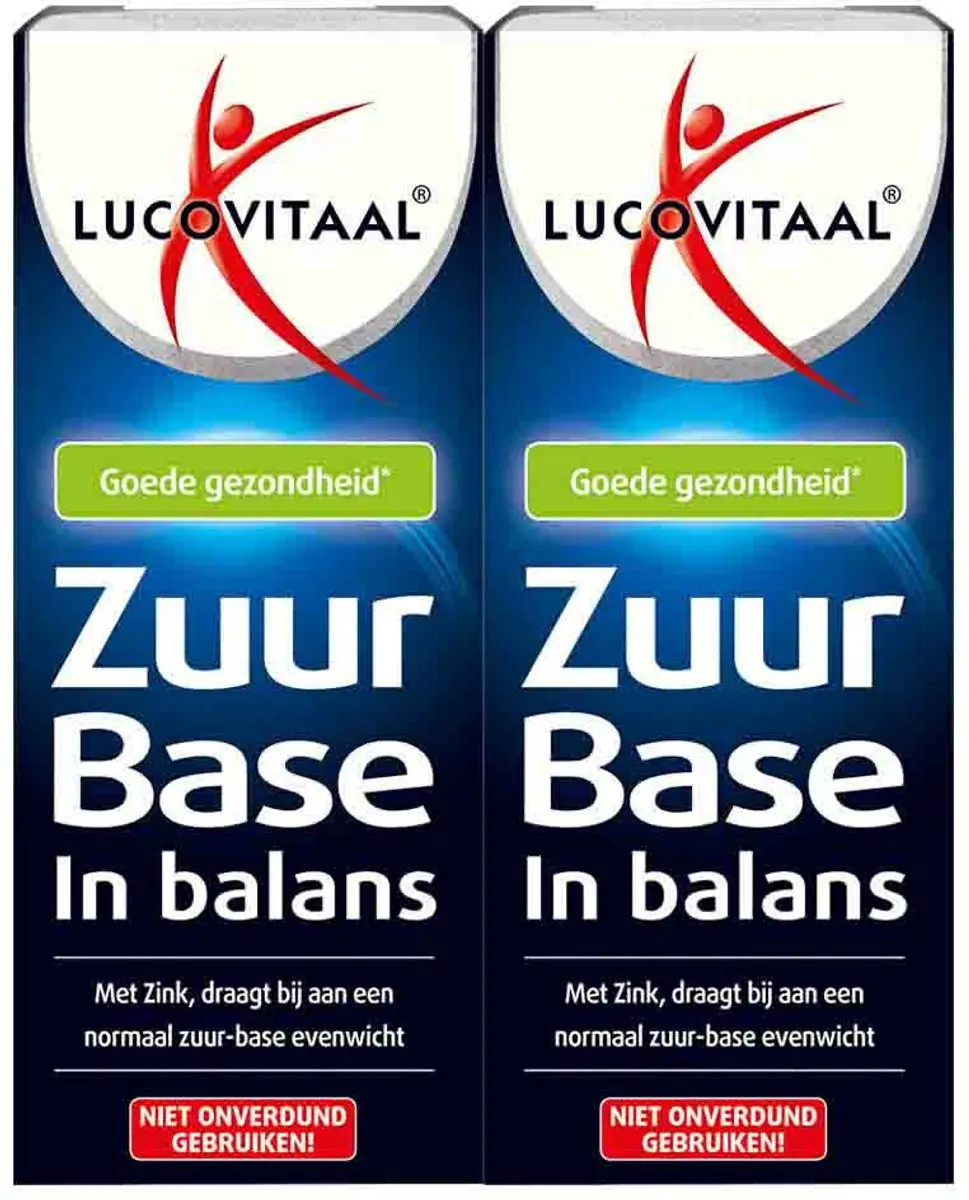 Lucovitaal Zuur Base Druppels 60ml - 2x30ml