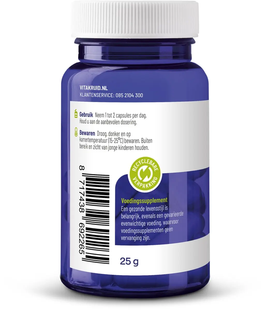 Vitakruid Biotine 2500 mcg 90 Vegetarische Capsules