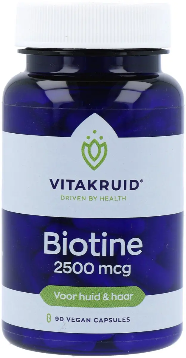 Vitakruid Biotine 2500 mcg 90 Vegetarische Capsules